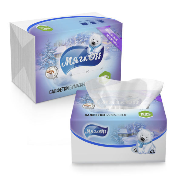 Липецк — Салфетки «Мягкоff» белые оптом.