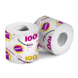 Липецк — Туалетная бумага  «Новинка 100» со втулкой оптом.